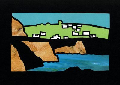 Collage von Regina Gebhard: auf Ischia