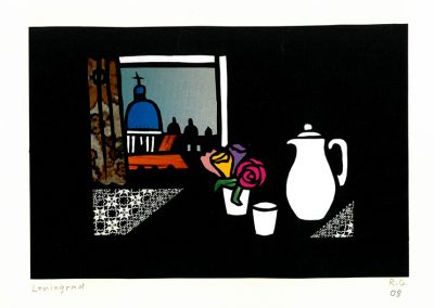 Collage von Regina Gebhard: Leningrad