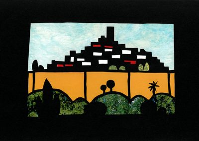 Collage von Regina Gebhard: Südfrankreich